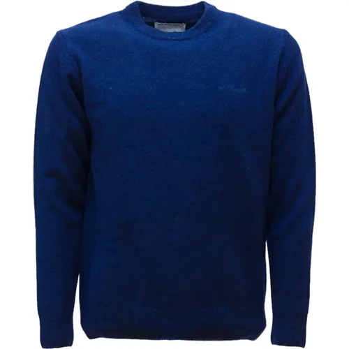 Men's Round-Neck Sweater - Saint Barth , male, Sizes: M, XL, S - MC2 Saint Barth - Modalova
