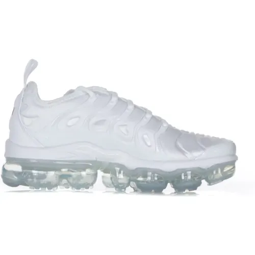 Vapormax Plus Low Shoe White/Platinum , male, Sizes: 5 UK, 11 UK, 8 UK, 4 1/2 UK - Nike - Modalova