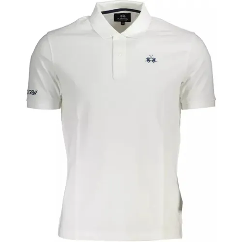 Cotton Polo Shirt with Embroidered Logo , male, Sizes: L, M, XL - LA MARTINA - Modalova