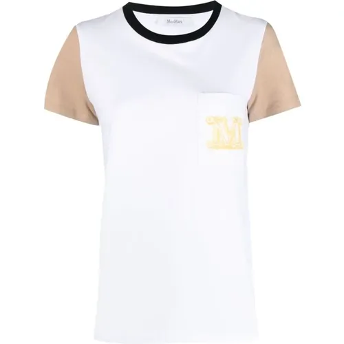 Short-sleeved T-shirt , female, Sizes: S - Max Mara - Modalova