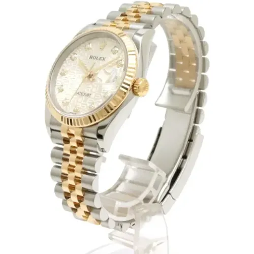 Pre-owned Stainless Steel watches , female, Sizes: ONE SIZE - Rolex Vintage - Modalova