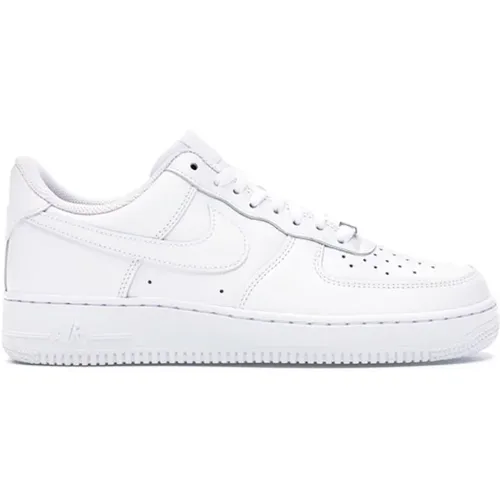 Weiße Air Force 1 Sneakers , Damen, Größe: 36 1/2 EU - Nike - Modalova