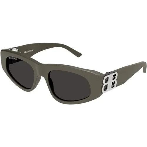 Grey Sunglasses Bb0095S 023 , unisex, Sizes: 53 MM - Balenciaga - Modalova