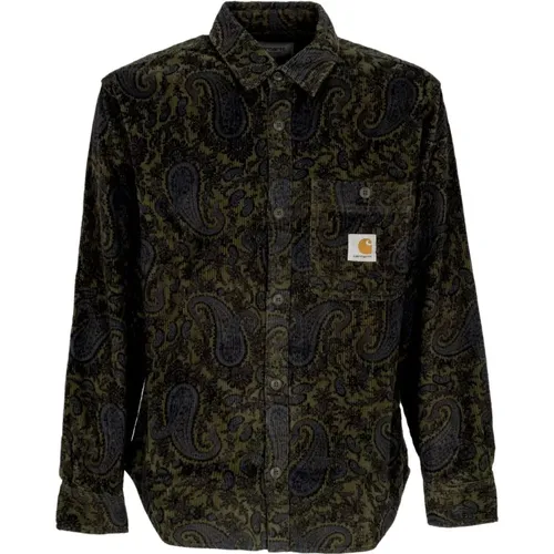 Paisley Print Langarmhemd , Herren, Größe: XL - Carhartt WIP - Modalova