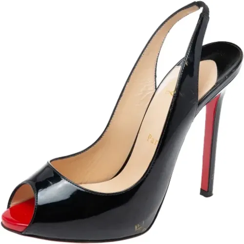 Pre-owned Leather sandals , female, Sizes: 5 1/2 UK - Christian Louboutin Pre-owned - Modalova