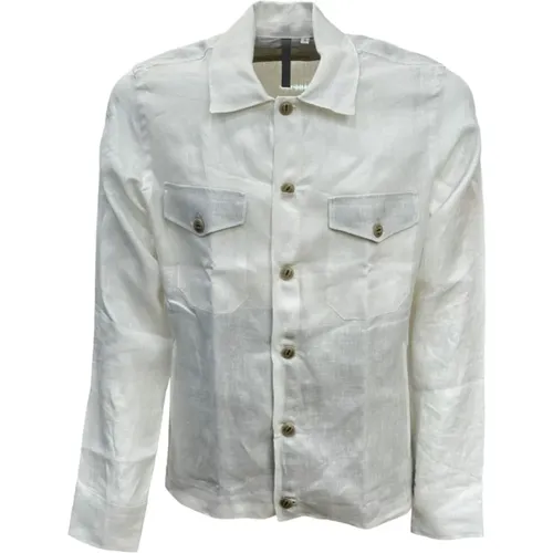 Linen Shirt , male, Sizes: M, XL, S - Eleventy - Modalova