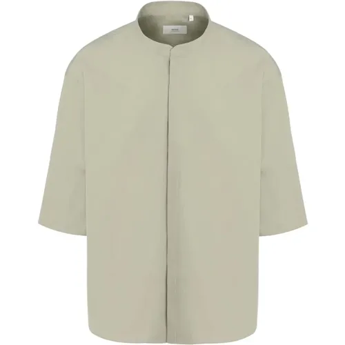 Mandarin Collar Shirt , male, Sizes: S - Ami Paris - Modalova