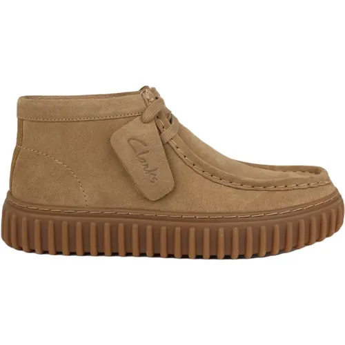 Damen Knöchelstiefel Trendy Bequem , Damen, Größe: 35 1/2 EU - Clarks - Modalova