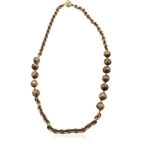 Pre-owned Metal necklaces , female, Sizes: ONE SIZE - Chanel Vintage - Modalova