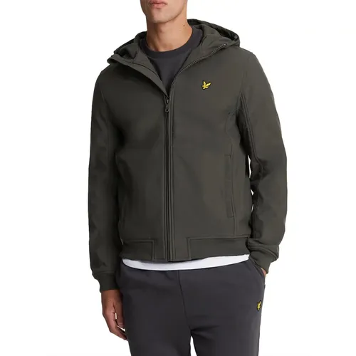 Graue Softshell-Fleece-Jacke , Herren, Größe: 2XL - Lyle & Scott - Modalova