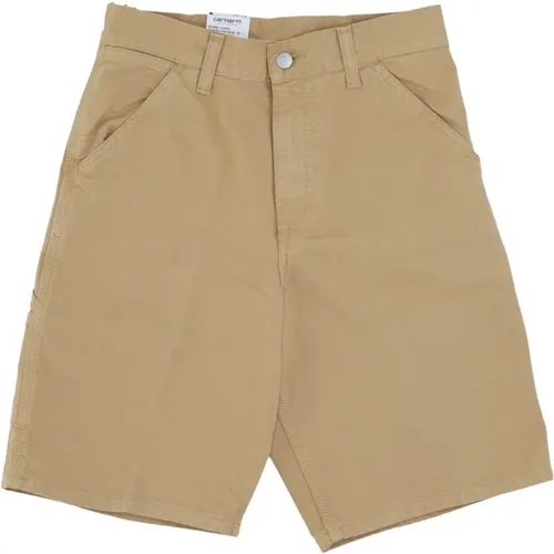 Bourbon Garment Dyed Work Shorts , male, Sizes: W33, W34 - Carhartt WIP - Modalova