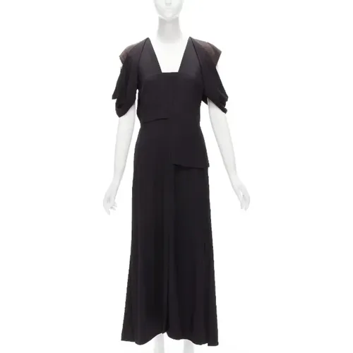 Pre-owned Stoff dresses - Bottega Veneta Vintage - Modalova