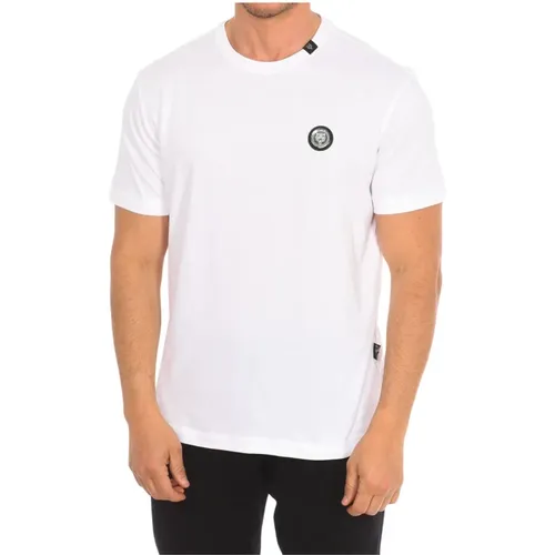 Kurzarm-T-Shirt mit Claw-Print , Herren, Größe: S - Plein Sport - Modalova