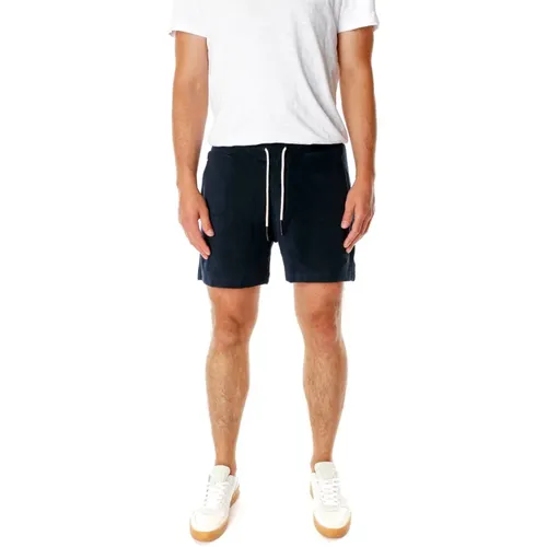 Terry Shorts mit elastischem Bund , Herren, Größe: XL - OAS - Modalova