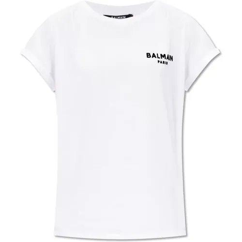 Baumwoll T-Shirt Balmain - Balmain - Modalova