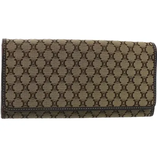 Pre-owned Canvas wallets , female, Sizes: ONE SIZE - Celine Vintage - Modalova