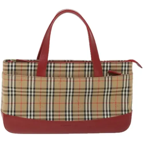 Pre-owned Canvas totes , female, Sizes: ONE SIZE - Burberry Vintage - Modalova