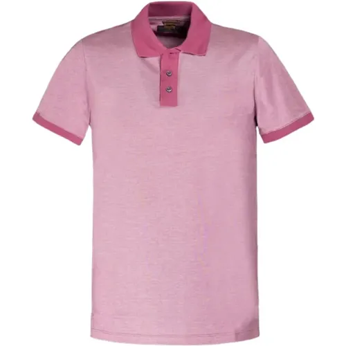 Tops,Luxus Pique Oxford Polo Shirt - Moorer - Modalova