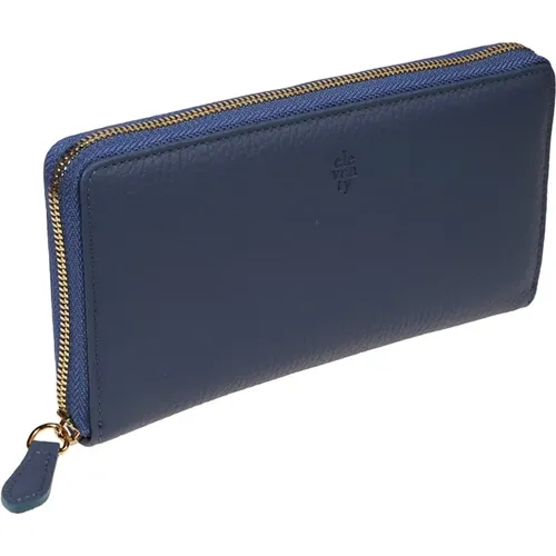 Soft Cervo Leather Wallet , female, Sizes: ONE SIZE - Eleventy - Modalova