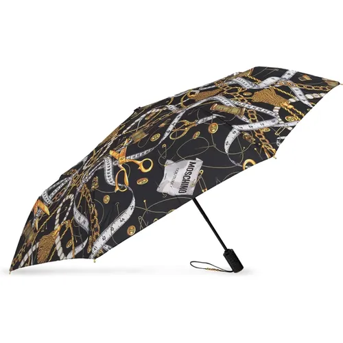 Regenschirm mit Logo , unisex, Größe: ONE Size - Moschino - Modalova
