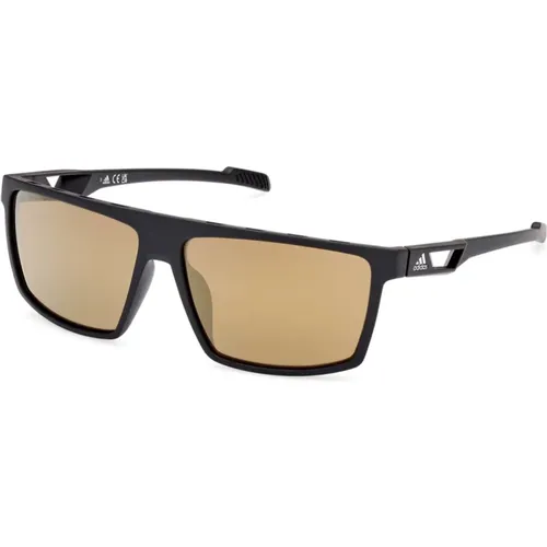 Matte /Light Brown Sunglasses , unisex, Sizes: 59 MM - Adidas - Modalova