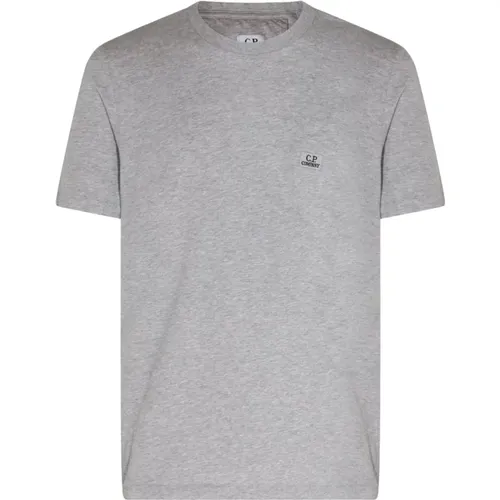 Grey Cotton T-shirts and Polos Collection , male, Sizes: L, M, XL - C.P. Company - Modalova