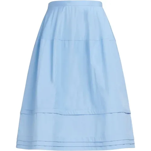 Midi Skirts,Micro-Pleated A-Line Midi Skirt - Marni - Modalova