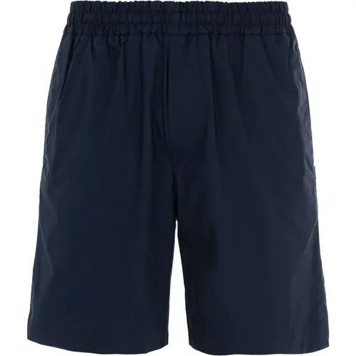 Men's Navy Chino Bermuda Shorts , male, Sizes: S - Liu Jo - Modalova