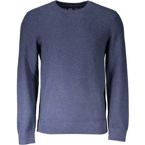 Blauer Baumwoll-Crew-Neck-Pullover , Herren, Größe: 2XL - Dockers - Modalova