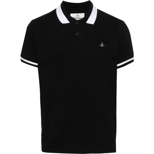 Striped Tipping Polo Shirt , male, Sizes: XL, 2XL, L, M, 3XL - Vivienne Westwood - Modalova