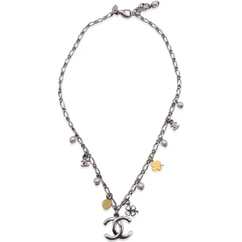 Pre-owned Metal necklaces , female, Sizes: ONE SIZE - Chanel Vintage - Modalova