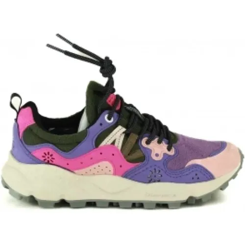 Bunte Sneaker, Lila - Größe: 37, Farbe: Lila - Flower Mountain - Modalova
