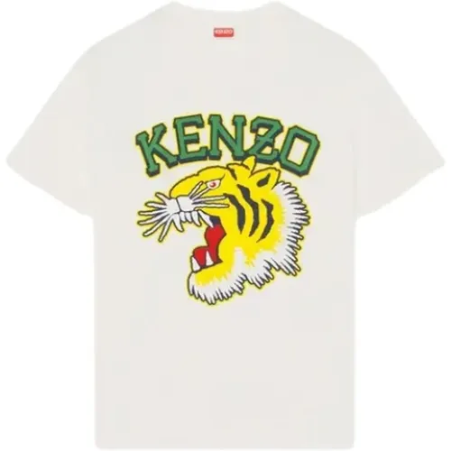 T-shirts and Polos Beige , male, Sizes: L - Kenzo - Modalova