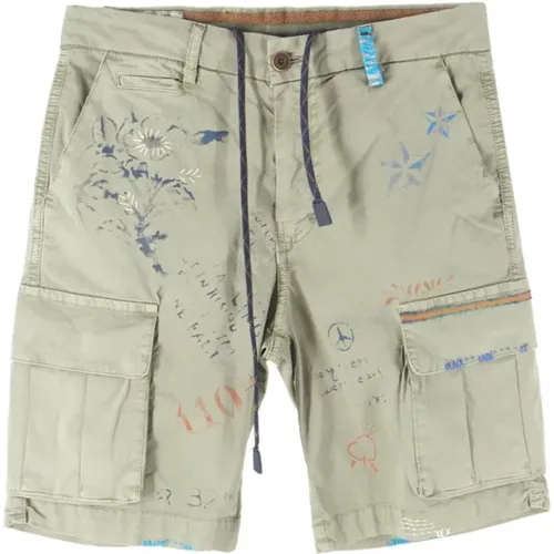 Cotton Bermuda Shorts , male, Sizes: S - BOB - Modalova