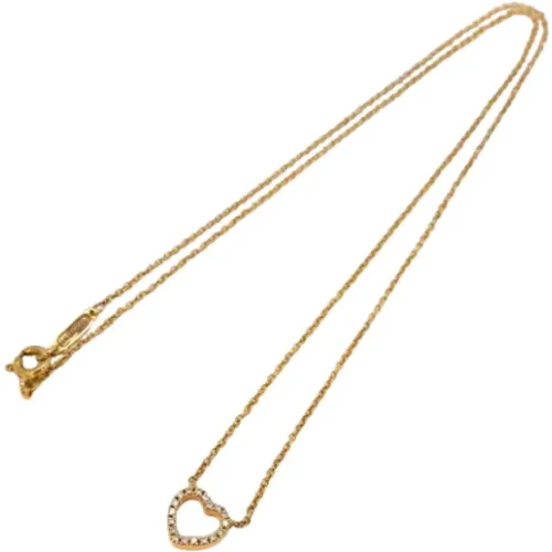 Pre-owned Rose Gold necklaces , female, Sizes: ONE SIZE - Tiffany & Co. Pre-owned - Modalova