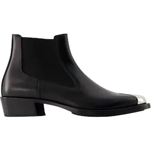 Leather Boots , female, Sizes: 6 UK, 9 UK - alexander mcqueen - Modalova