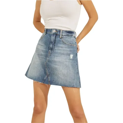 Skirt , female, Sizes: W26 - Guess - Modalova