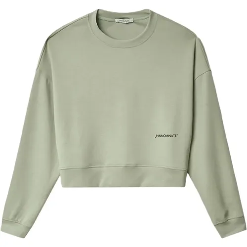 Grüner Aloe Sweatshirt , Damen, Größe: M - HINNOMINATE - Modalova