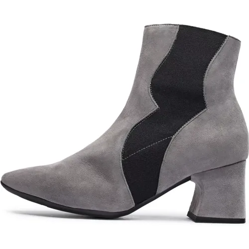 Stiefelette Glit Grau, Farbe: Grau , Damen, Größe: 42 EU - Wonders - Modalova