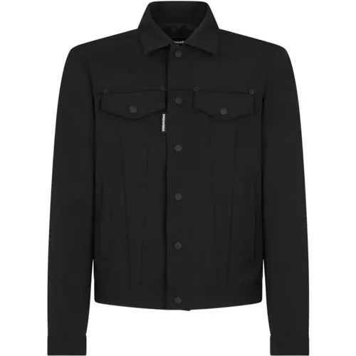 Stylish Jackets Kaban 900 , male, Sizes: L - Dsquared2 - Modalova