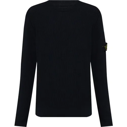 Blaue Pullover Kollektion , Herren, Größe: M - Stone Island - Modalova