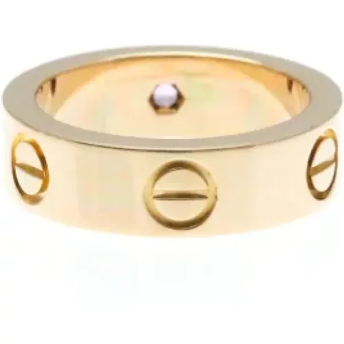 Pre-owned Rose Gold rings , female, Sizes: ONE SIZE - Cartier Vintage - Modalova