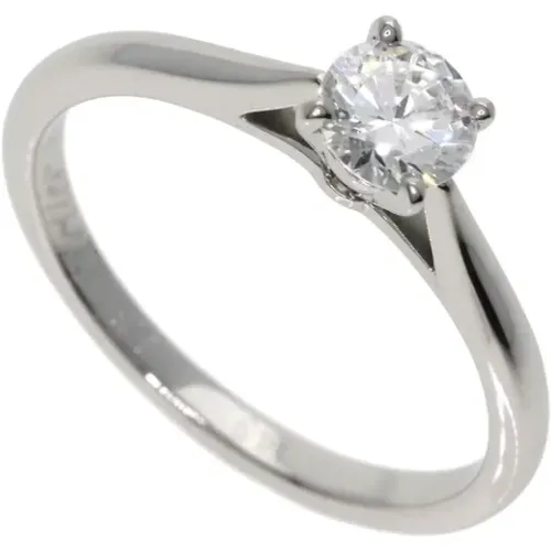 Pre-owned Platinum rings , female, Sizes: ONE SIZE - Cartier Vintage - Modalova