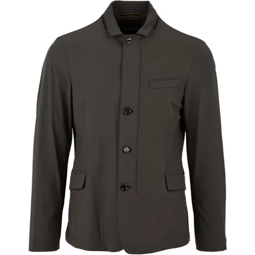 Grey Tebaldo-Kn Coat , male, Sizes: XL, 3XL, L, M, 2XL - Moorer - Modalova