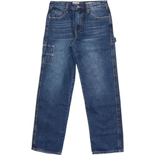Dunkelblaue Carpenter Jeans , Herren, Größe: W34 - Guess - Modalova