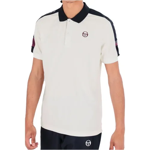 Sportliches Polo Logo Cross Shirt , Herren, Größe: L - Sergio Tacchini - Modalova