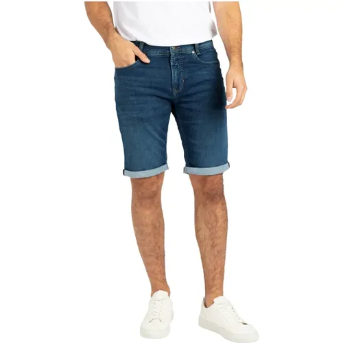 Leichte Sweat-Denim-Bermudas , Herren, Größe: W38 - MAC - Modalova