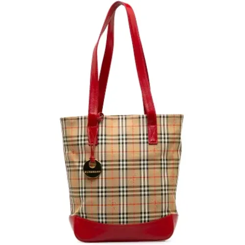 Pre-owned Canvas totes , female, Sizes: ONE SIZE - Burberry Vintage - Modalova