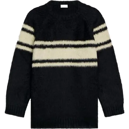 Ribbed Trim Sweater for Men , male, Sizes: M - Celine - Modalova