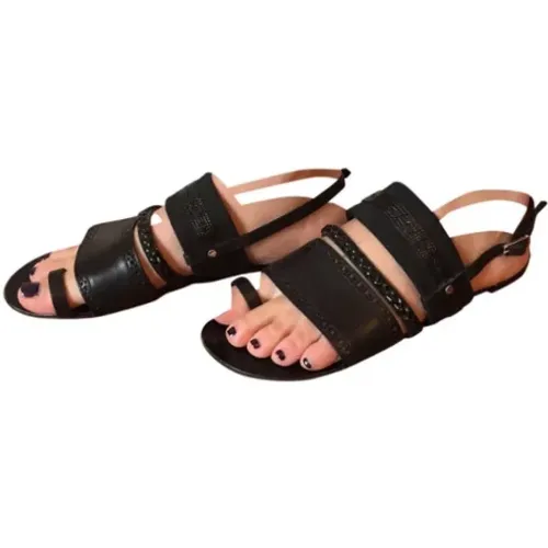 Pre-owned Leather sandals , female, Sizes: 5 UK - Proenza Schouler Pre-owned - Modalova